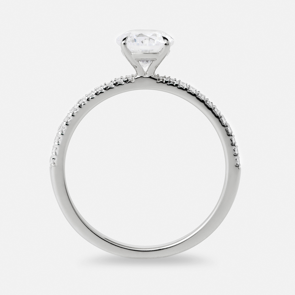 Je t´aime 18K ring vitguld - L'Élue Lumière