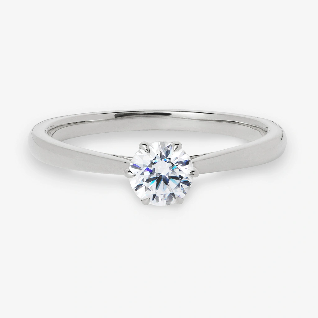 Je t´aime 18K ring vitguld - Le Coeur