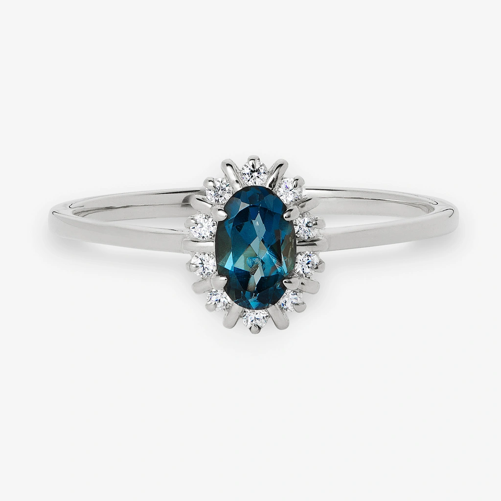 Je t´aime 18K ring vitguld - Diana Safir