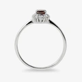 Je t´aime 18K ring vitguld - Diana Rubin