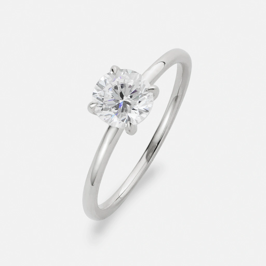 Je t´aime 18K ring vitguld - L'Élue