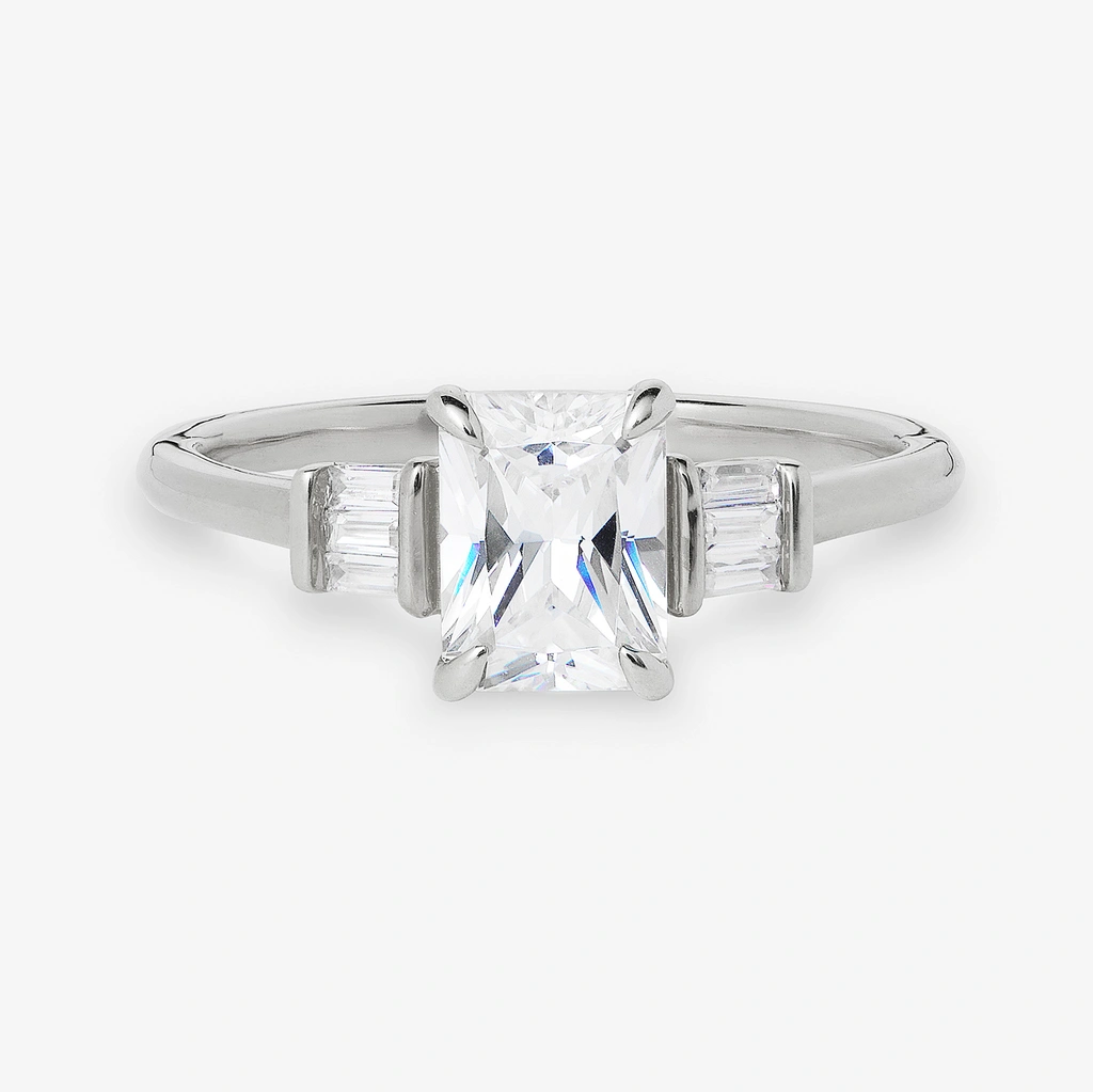 Je t´aime 18K ring vitguld - Couronne