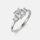 Je t´aime 18K ring vitguld - Couronne