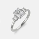 Je t´aime 18K ring vitguld - Couronne