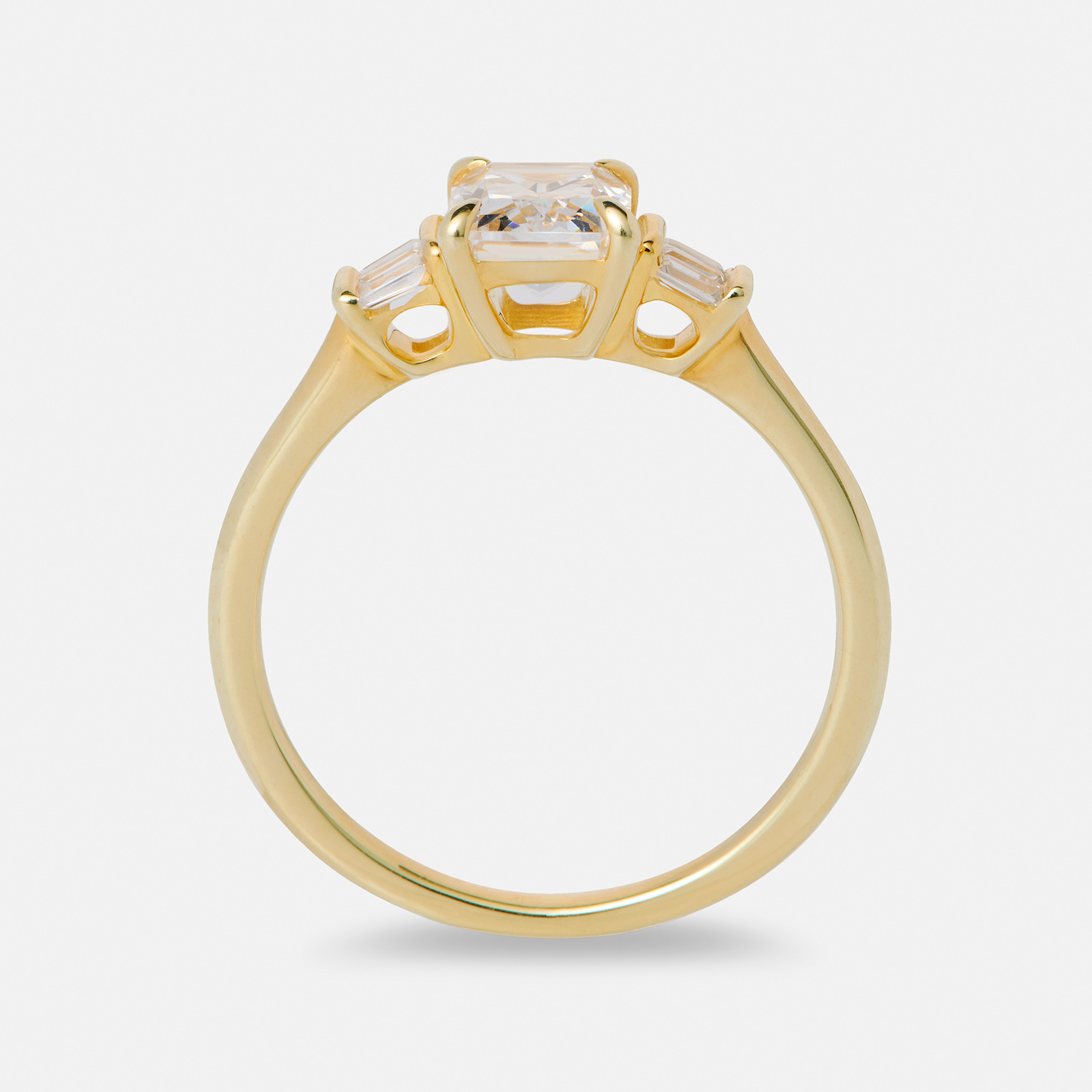 Je t´aime 18K guldring - Couronne