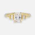 Je t´aime 18K guldring - Couronne