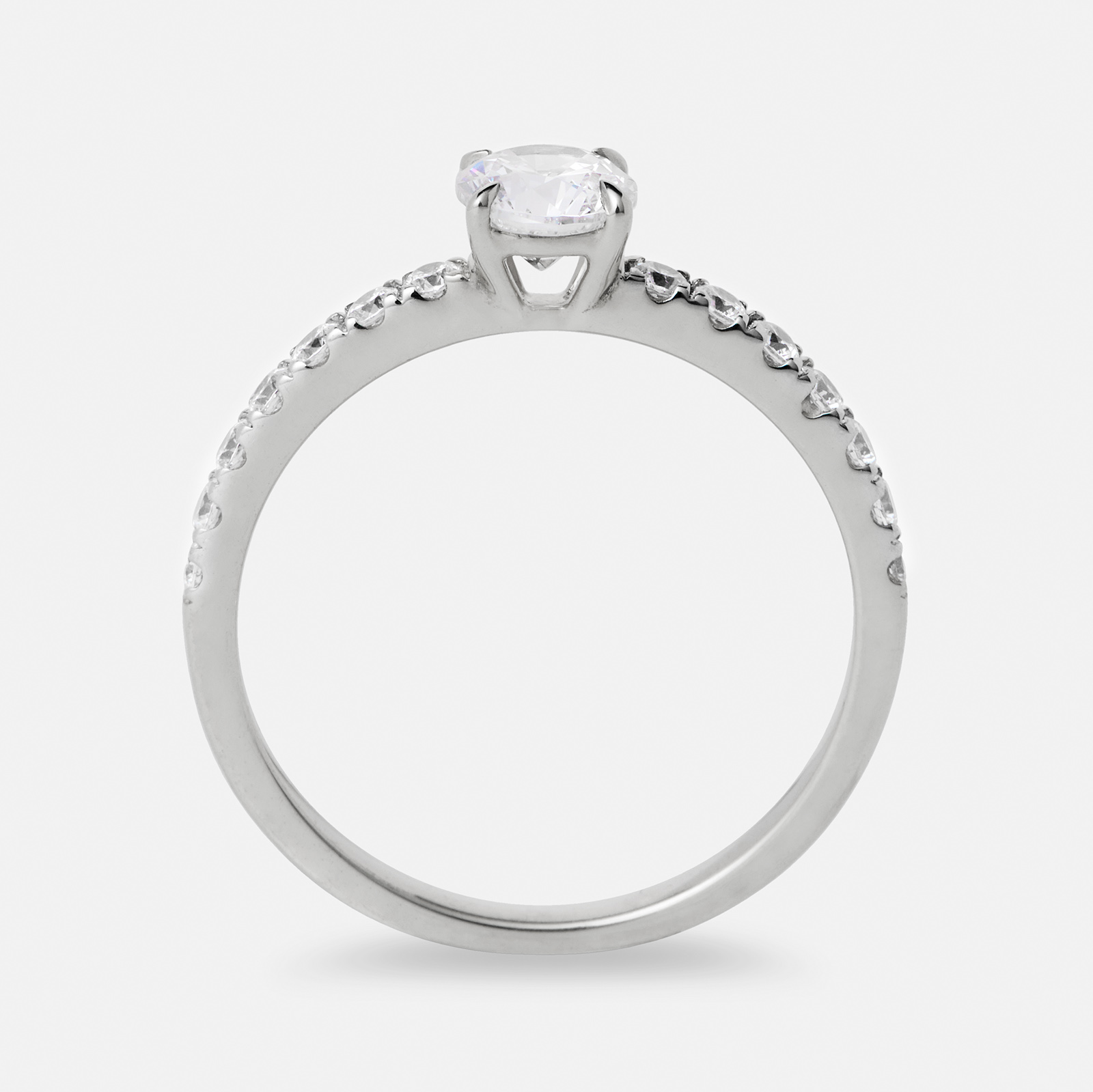 Je t´aime 18K ring vitguld - Toujours Lumière