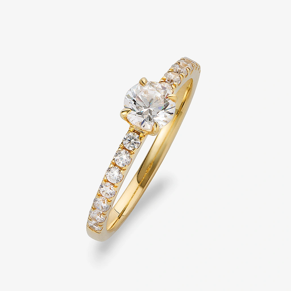 Je t´aime 18K guldring - Toujours Lumière