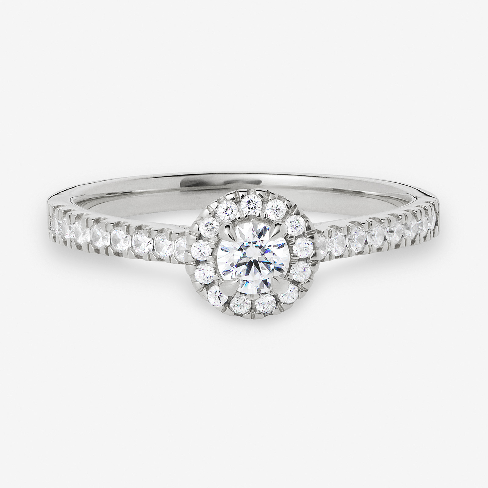 Je t´aime 18K ring vitguld - Le Soleil