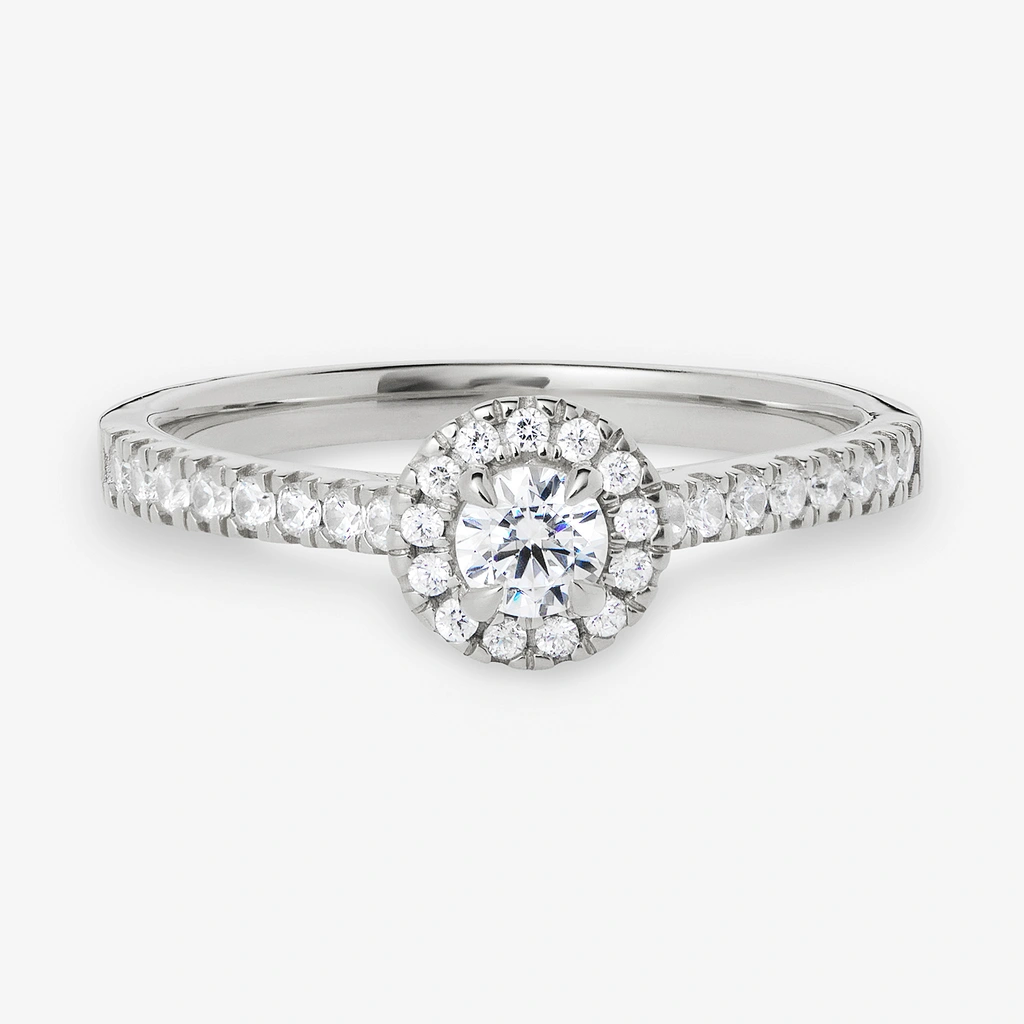 Je t´aime 18K ring vitguld - Le Soleil