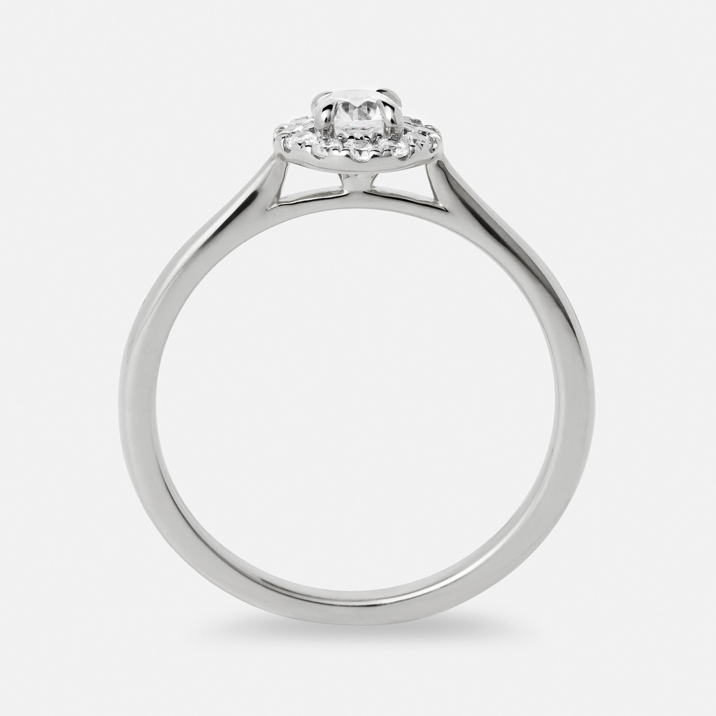 Je t´aime 18K ring vitguld - La Lune