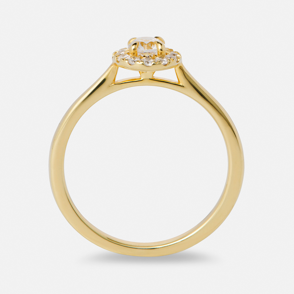 Je t´aime 18K guldring - La Lune