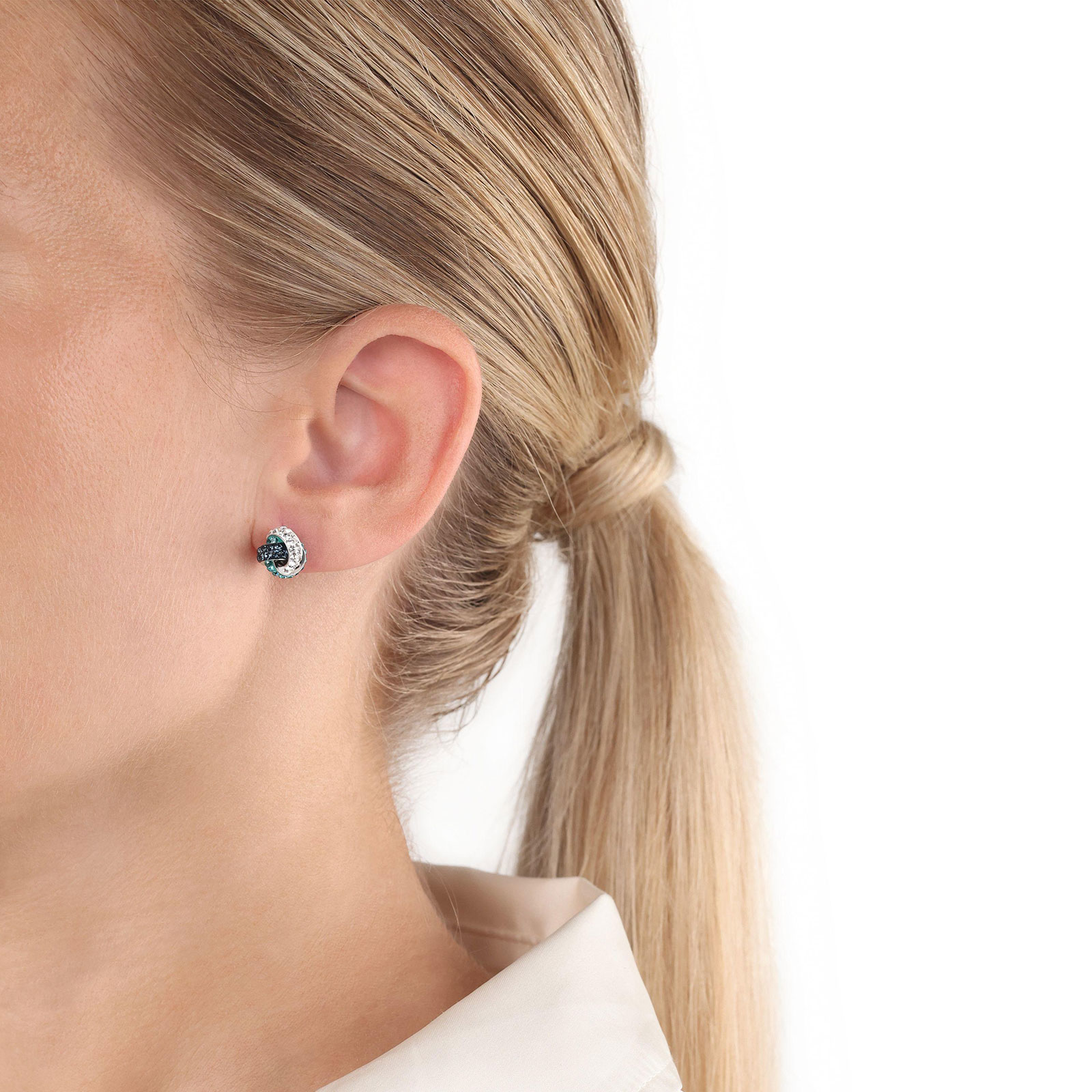 Örhängen 925 Sterling Silver - 3 ringar 10 mm