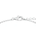 Silverarmband, ankarlänk med hängande stjärnor - 17–19 cm