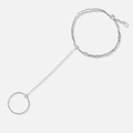 Ringarmband i stål - 16+3cm