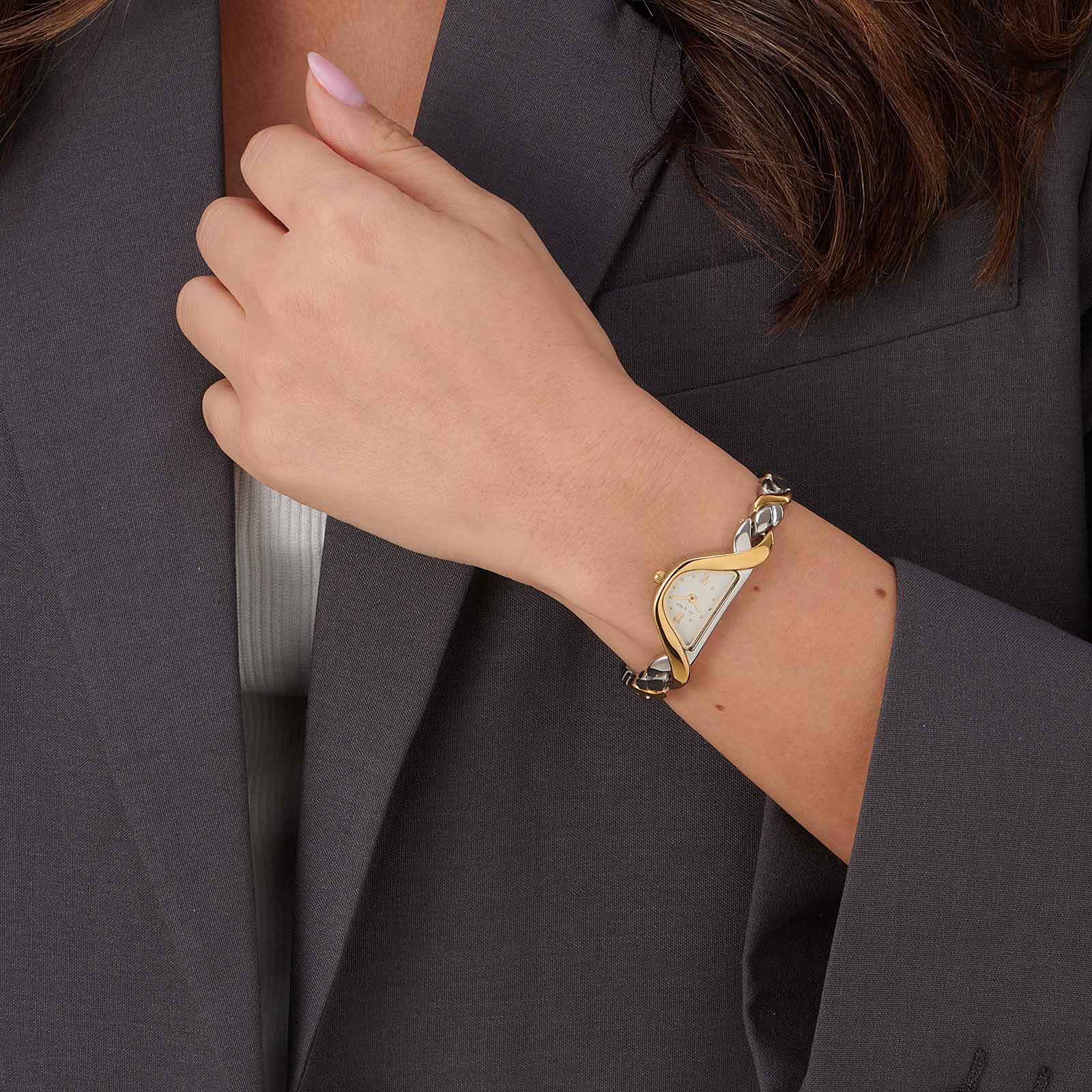 Ivy n Rox Velia damklocka - bicolor 17x42 mm