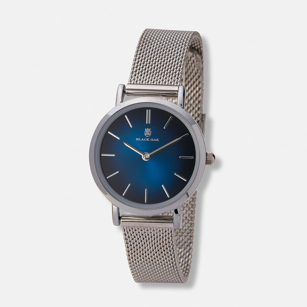 Black Oak Gerardii damklocka - silver/blå 30mm