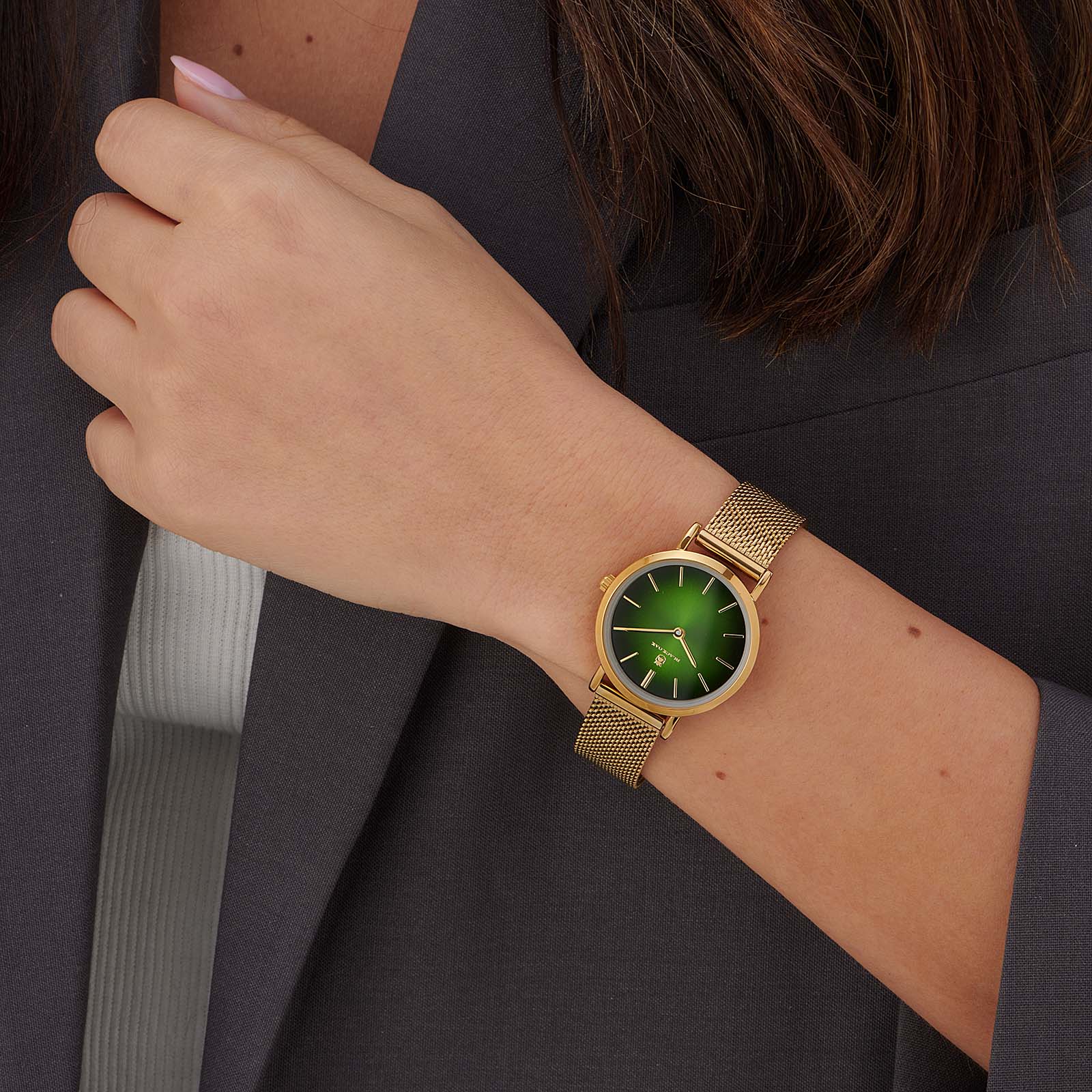 Black Oak Gerardii damklocka - guld/grön 30mm