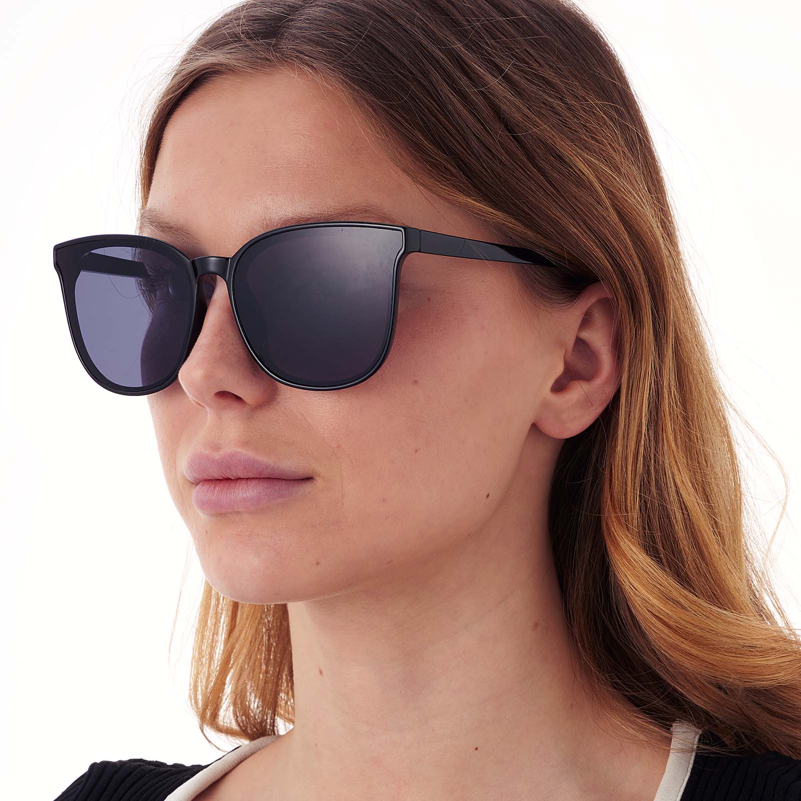 Solglasögon Cat, svart/svart