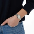 Moretime damklocka - retro, stål/silver, 27mm