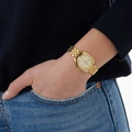 Moretime damklocka - retro, guld/champagne, 27mm