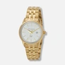 Mortime damklocka metall - guld/vit 27mm