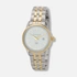 Mortime damklocka metall - bicolor/vit 27mm