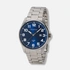 Moretime herrklocka metallband stål/blå - 42 mm