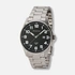 Moretime herrklocka metallband stål/svart - 42 mm