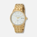 Moretime herrklocka metall guld/vit - 38 mm