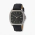 Moretime herrklocka läderband svart/svart - 38 mm