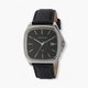 Moretime herrklocka läderband svart/svart - 38 mm