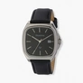 Moretime herrklocka läderband svart/svart - 38 mm
