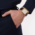 Moretime herrklocka läderband brun/silver - 38 mm