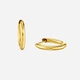 Örhängen 9k guld - hoops 13 mm