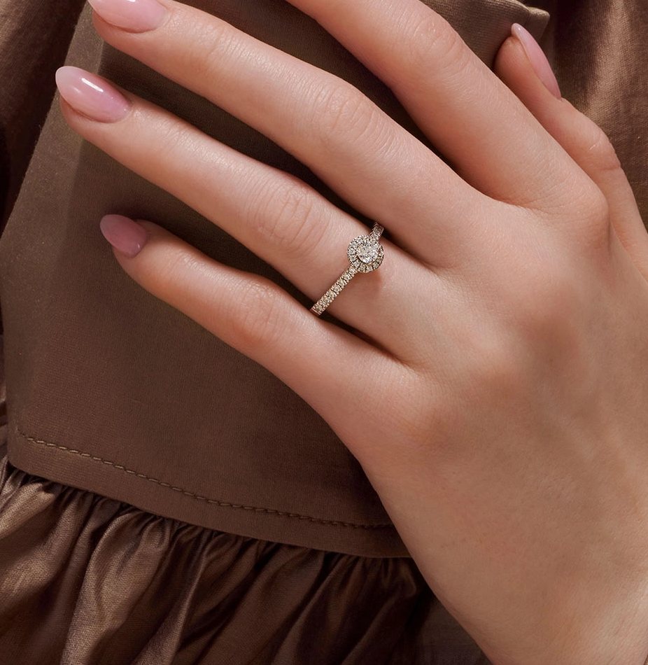 Je t´aime 18K guldring - Le Soleil