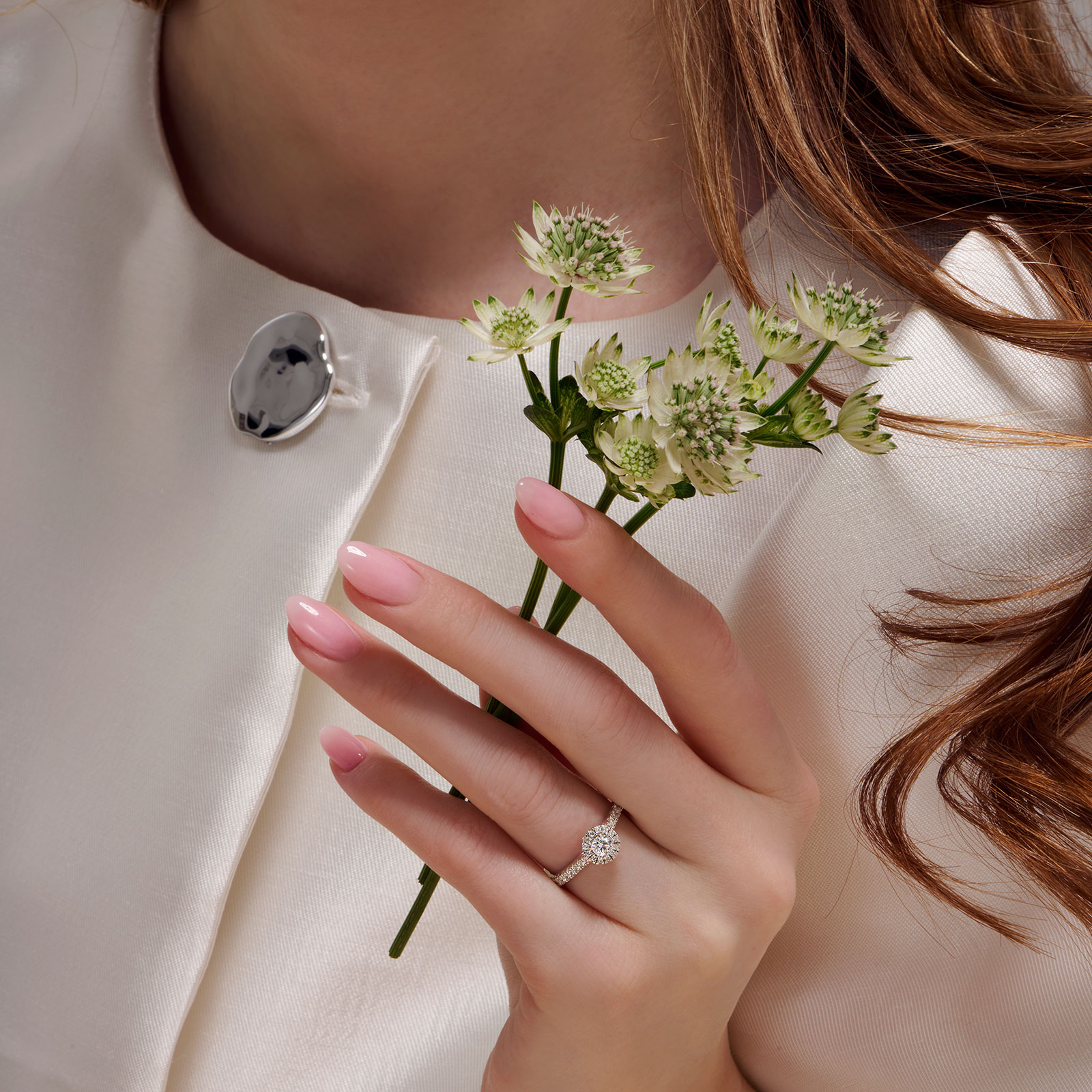 Je t´aime 18K ring vitguld - Le Soleil