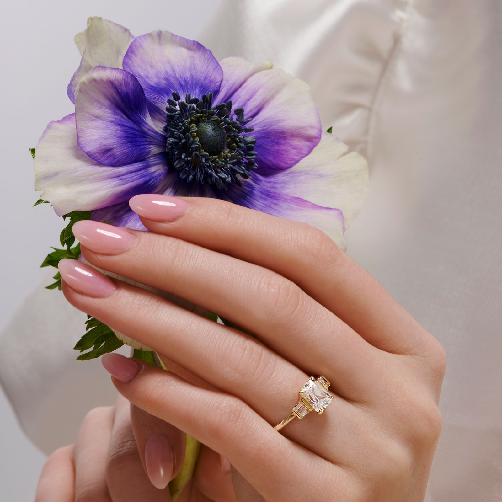 Je t´aime 18K guldring - Couronne