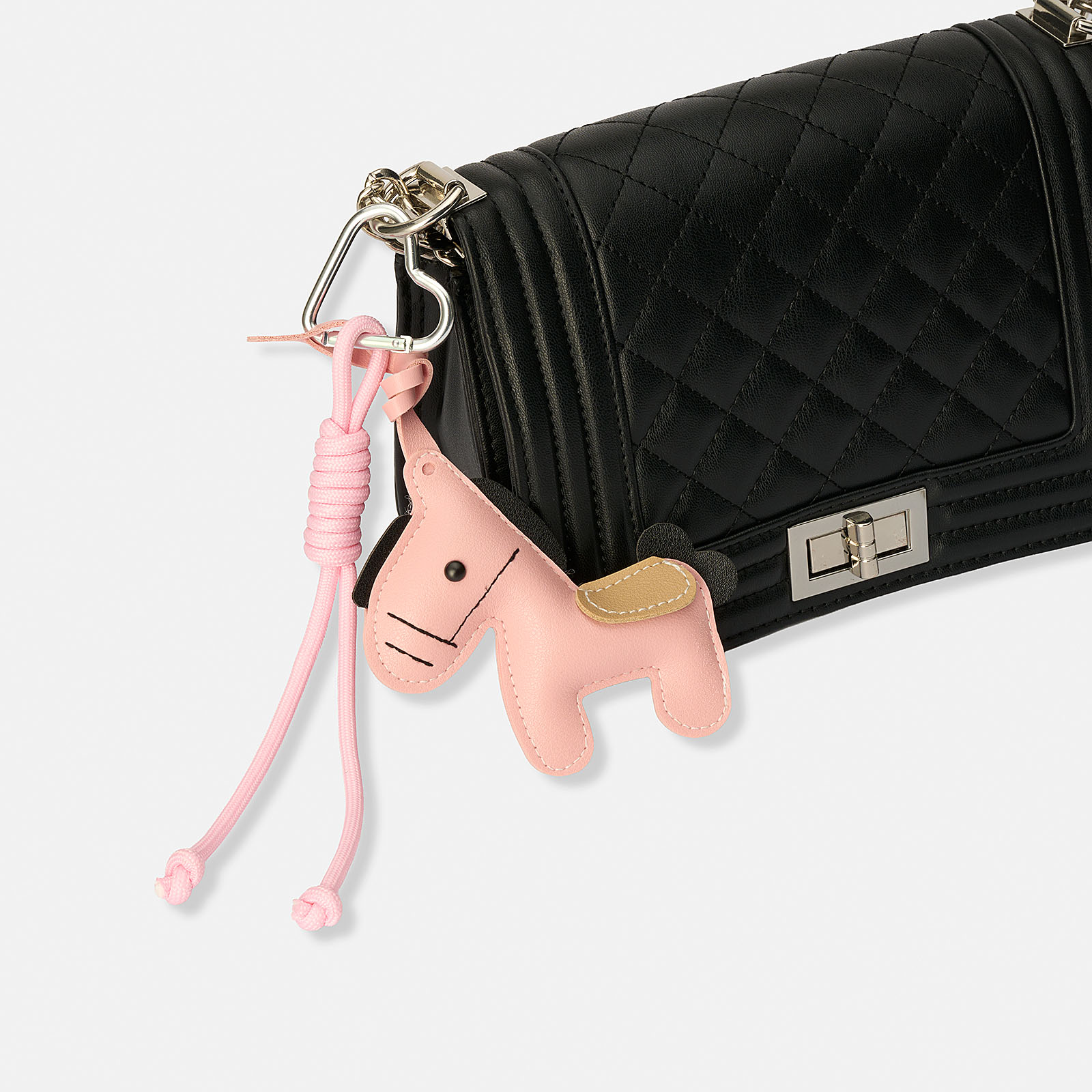 Väskaccessoar - rosa häst