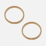 Guldfärgade ärmhållare, elastiska – 2-pack