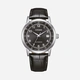 Citizen Automatic Svart/Svart, Läderband - NJ0210-05E