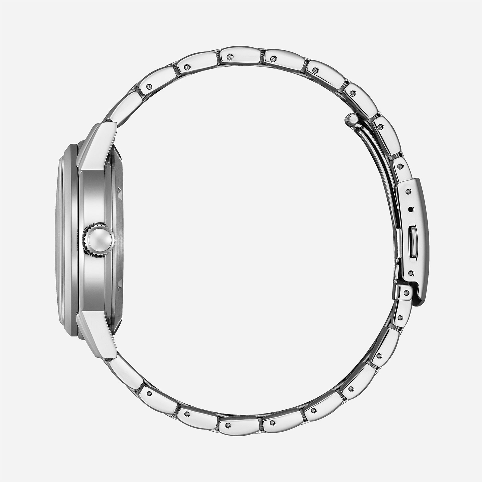 Citizen Automatic Vit/Silver, Stållänk - NJ0210-56A