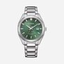 Citizen Eco-Drive Grön/Silver, Stållänk - BM7620-83Y
