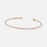 Je t´aime 18K rosegold guldarmband bangle