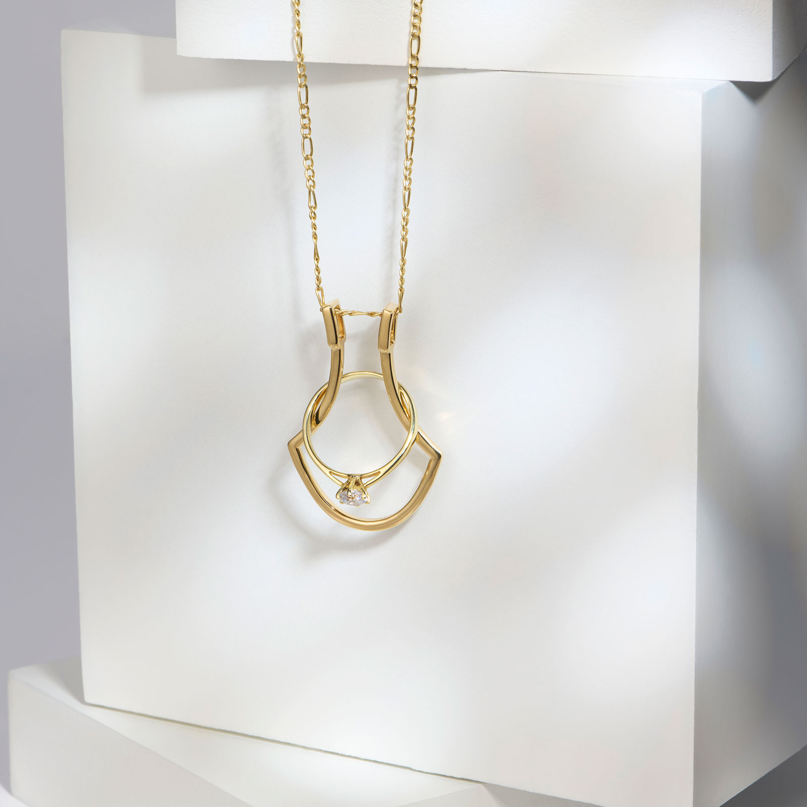 Je t´aime 9K guld ringhållare - Porte Bague