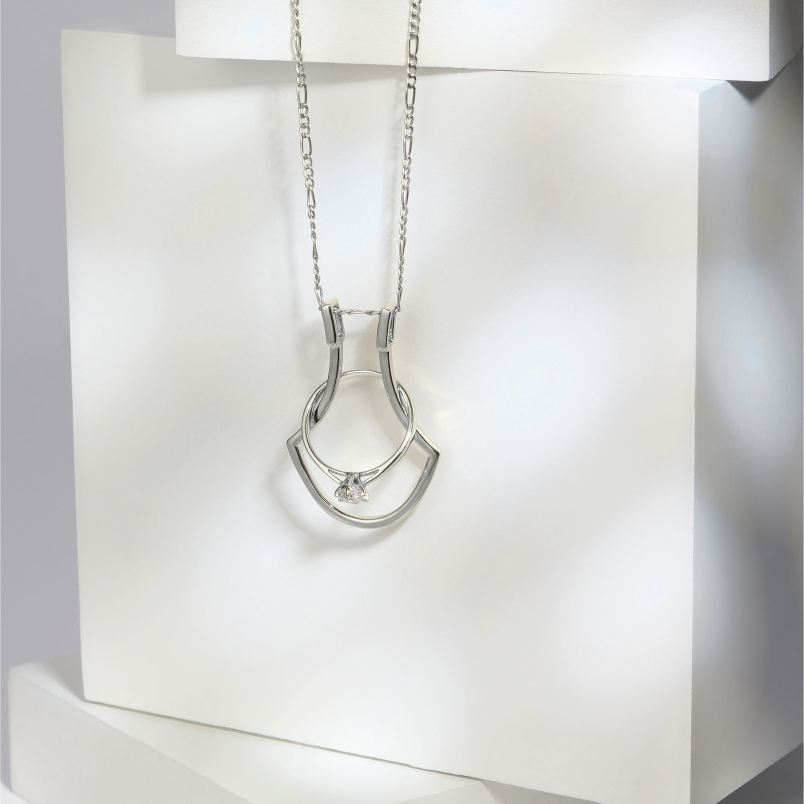 Je t´aime 9K vitguld ringhållare - Porte Bague