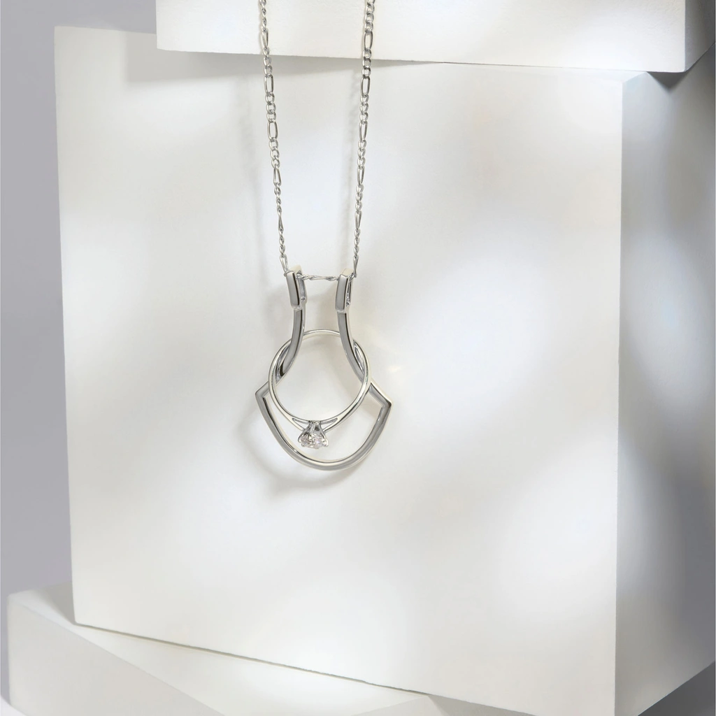 Je t´aime 18K vitguld ringhållare - Porte Bague