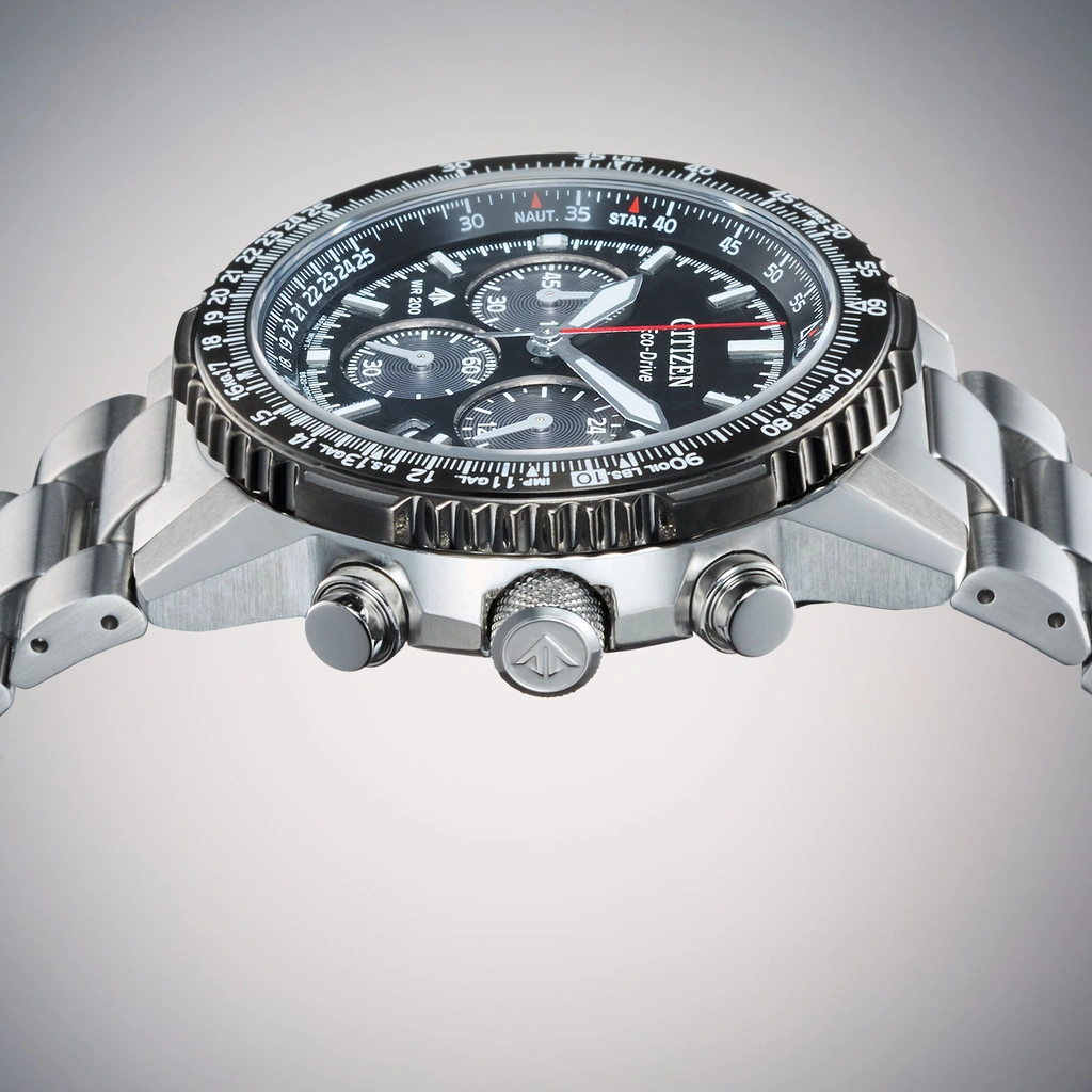 Citizen Eco-Drive Svart/Svart, Stållänk - CA4664-60E