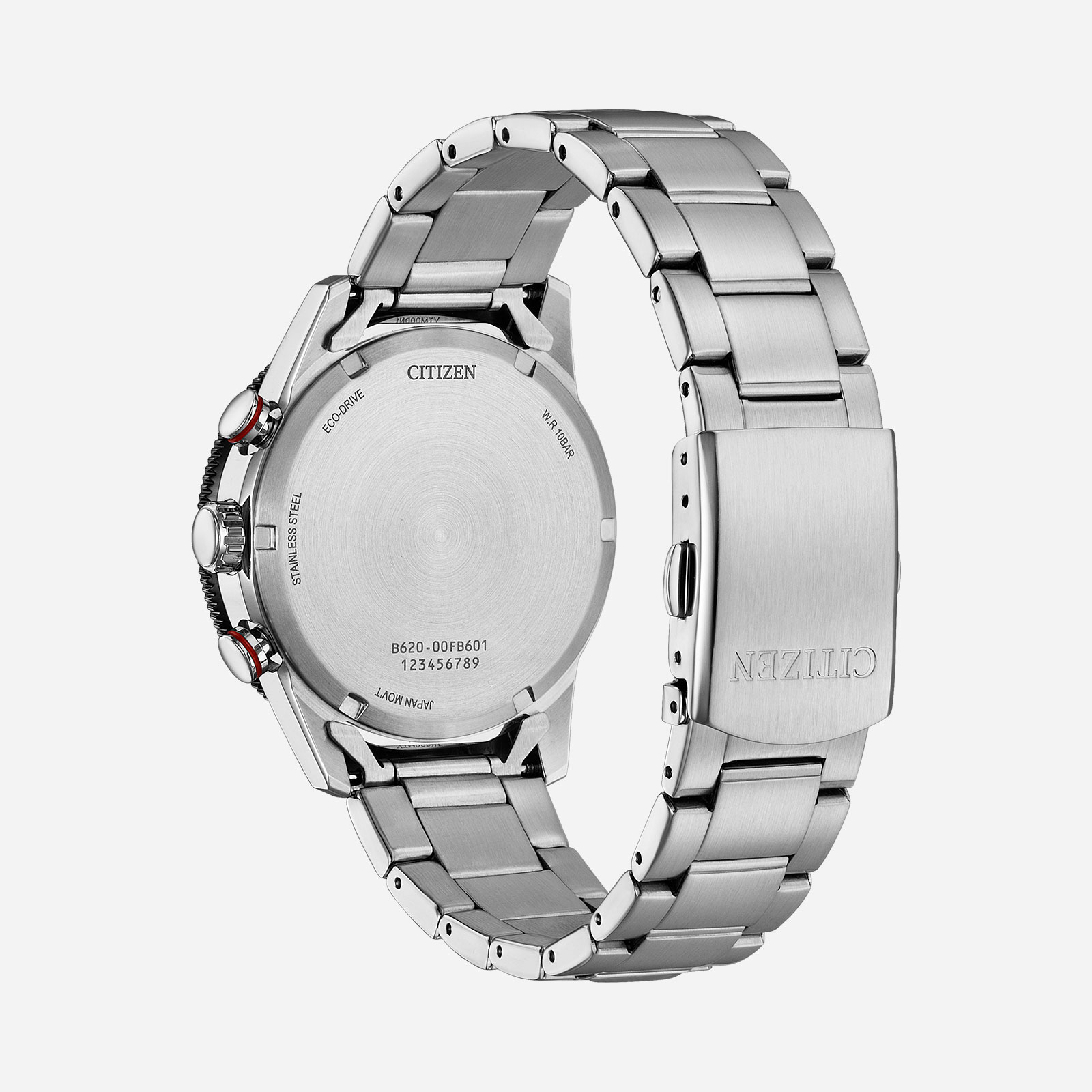 Citizen Eco-Drive Svart/Silver, Stållänk - CA4714-55E