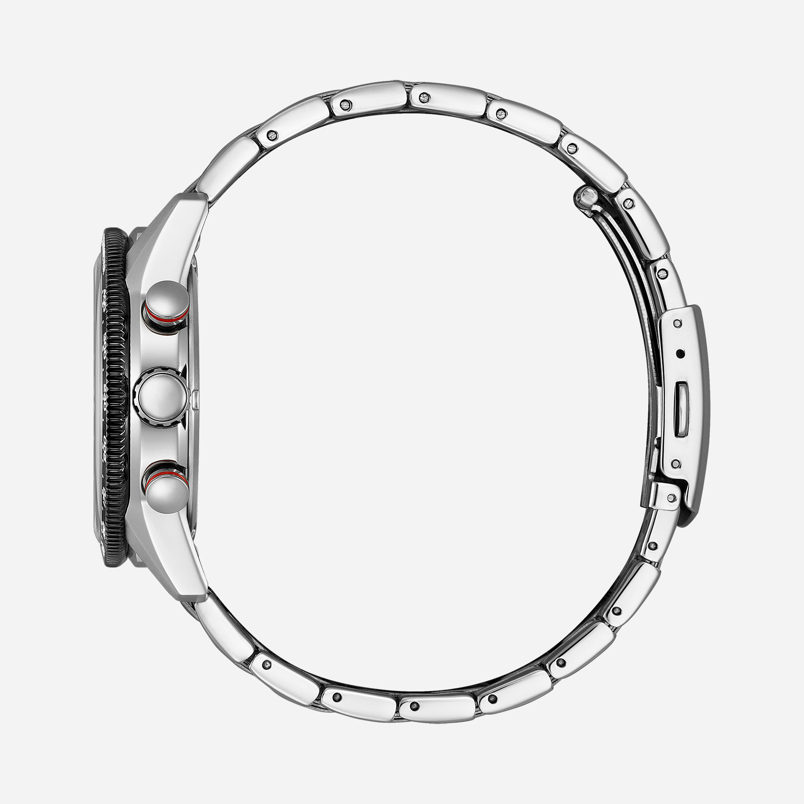 Citizen Eco-Drive Svart/Silver, Stållänk - CA4714-55E